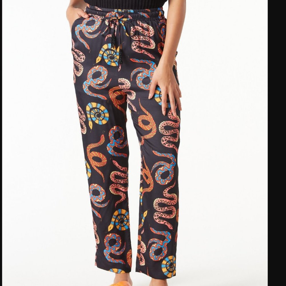 Farm Rio Snake Print Pants